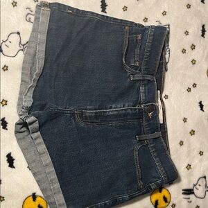 Abercrombie & Fitch Dark Blue Denim Jeans with Contrast Stitching